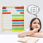 boulier en bois 100 perles