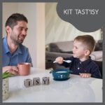 kit-repas-tast-isy-babymoov kit repas 2pcs tast'isy chien bleu