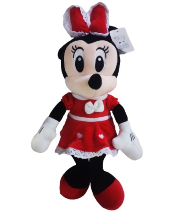 peluche-minnie-disney-rouge-55cm peluche minnie disney