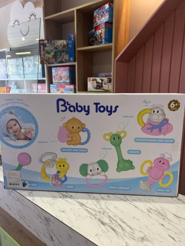 ensemble-de-7-hochets-baby-toys ensemble de 7 hochets baby toys