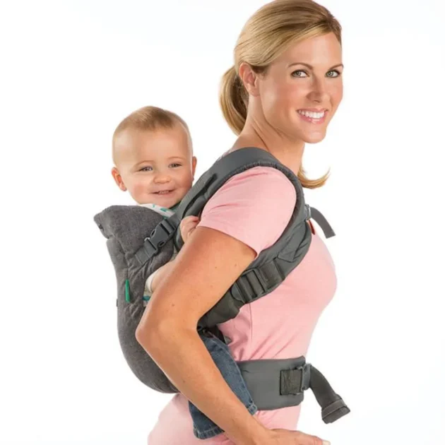 porte bebe 4 en 1 infantino dorsal