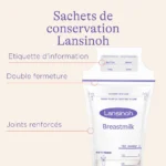 sachets de conservation 50 pcs lansinoh ionfo