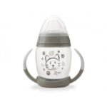Tasse d'apprentissage Step 1 gris - Kiokids