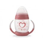 Tasse d'apprentissage Step 1 rose - Kiokids