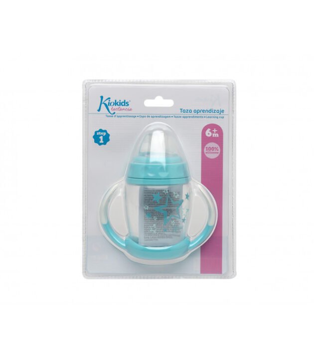 Tasse d'apprentissage Step 1 bleu - Kiokids