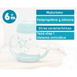 Tasse d'apprentissage Step 1 bleu - Kiokids