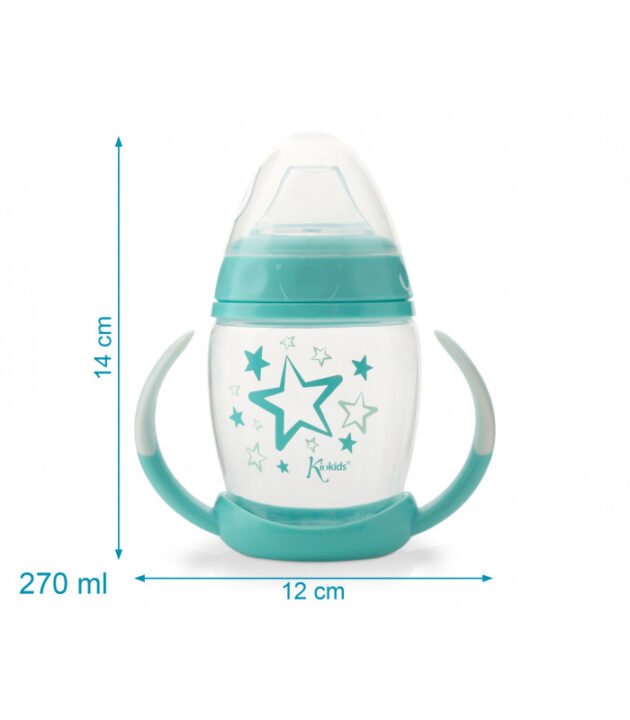 Tasse d'apprentissage Step 1 bleu - Kiokids