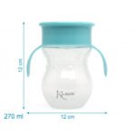 tasse-step-3-avec-poignees-270ml-bleue (3) Tasse Step 3 avec poignée -Kiokids