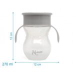 tasse-step-3-avec-poignees-270ml-gris (4) Tasse Step 3 avec poignée -Kiokids