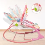 tiibaby-GIRAFE-3 Transat musical réglable tiibaby motif girafe réglages du dossier inclinaison