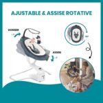 Balancoire-Swoon-Motion-Petale-Bleue-Babymoov-3 swoon motion pétale ajustable babymoov
