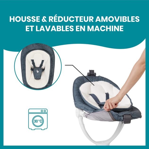 Balancoire-Swoon-Motion-Petale-Bleue-Babymoov-5 swoon motion pétale déhoussable