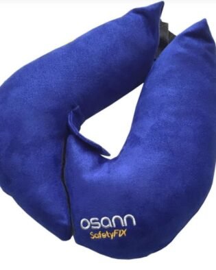 oreiller de couchage et sécurité bleu