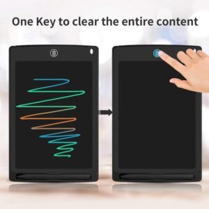 bouton pour effacer tablette d'écriture lcd 8,5 pouces