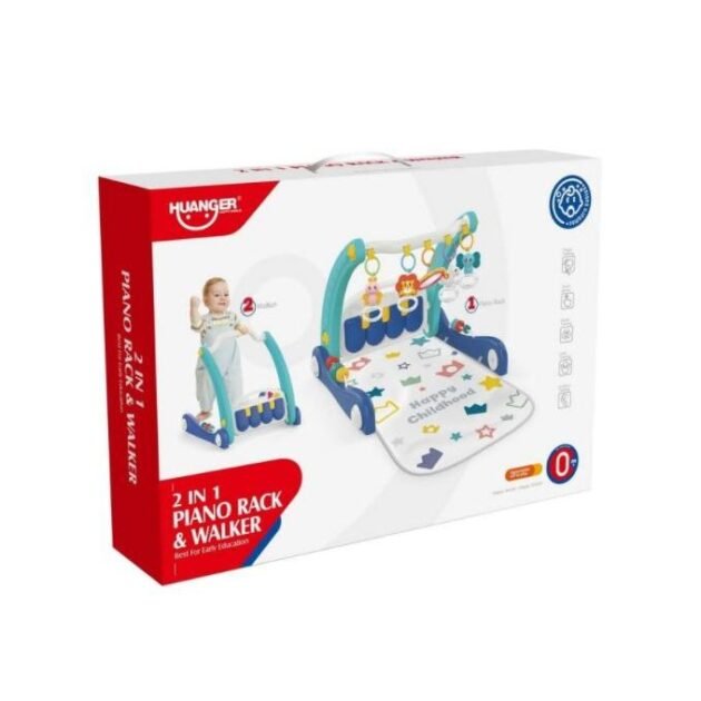 Tapis d'éveil avec piano et trotteur-Huanger
