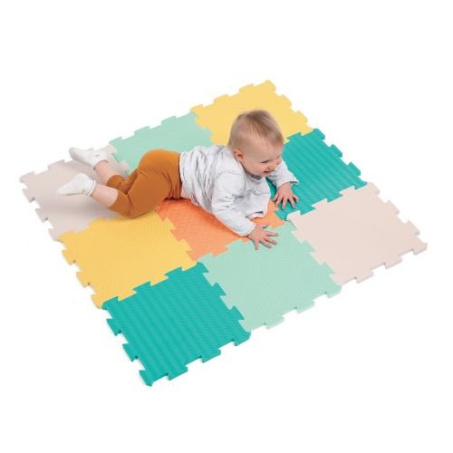 Tapis-d'éveil-dalles-unies-Ludi-2 tapis d'éveil dalles multicolore