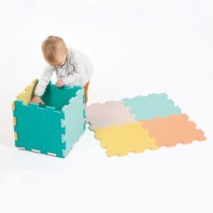 Tapis-d'éveil-dalles-unies-Ludi-4 dalles tapis encastrables-Ludi