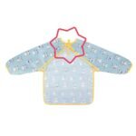 ruban attache new bavoir bleu