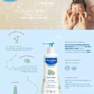 hydra-baby-300ml-mustela-5 statut hydra bébé lait 300ml mustela