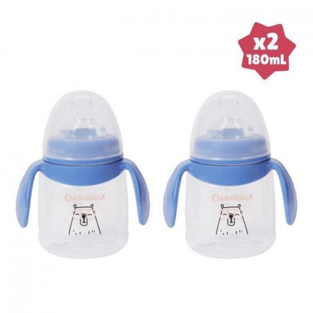 lot-de-2-tasses-anti-fuite-badabulle-3 paire de la tasse anti-fuite badabulle
