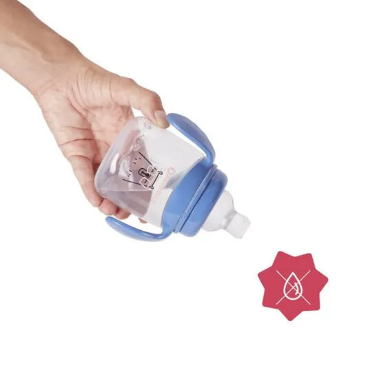 lot-de-2-tasses-anti-fuite-badabulle-5 bec en silicone tasse anti-fuite 180ml