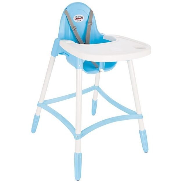 Chaise haute bleue pour bébé - Pilsan