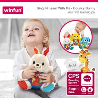 Doudou musical lapin amusant