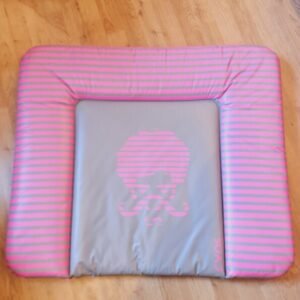 Matelas-à-langer-carré-rembouré Matelas XL à langer - Osann rose gris