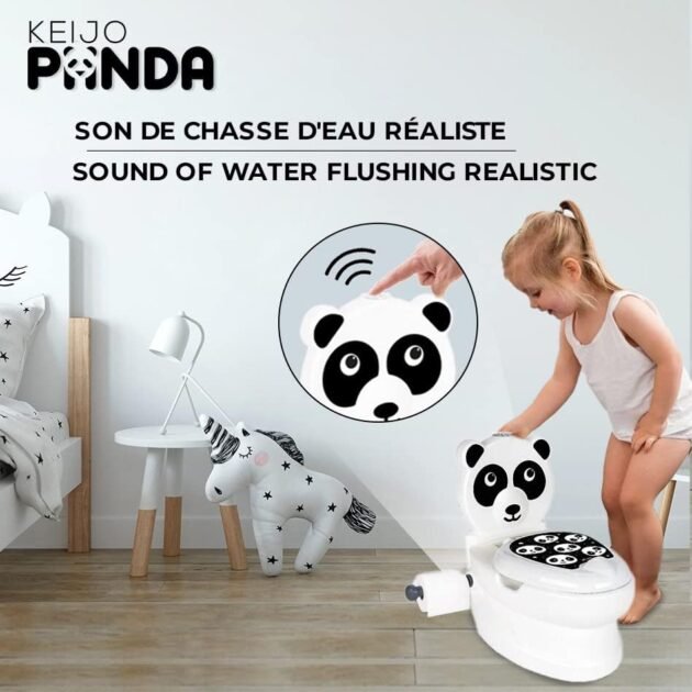 pot de toilette amusante panda pilsan