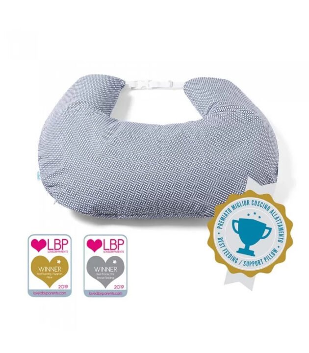 coussin d'allaitement nuvita bleu