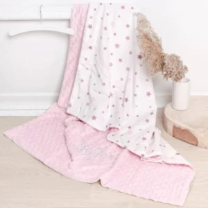 couverture 110x1140 toppy douce rose