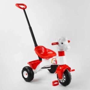 tricycle-avec-poigée-ponybike-pilsan-66 tricycle pilsan ponybike rouge