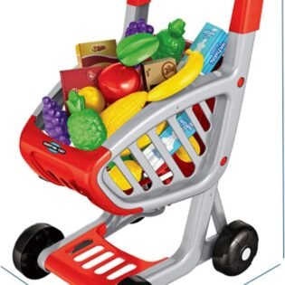 Chariot super marché avec panier très pratique