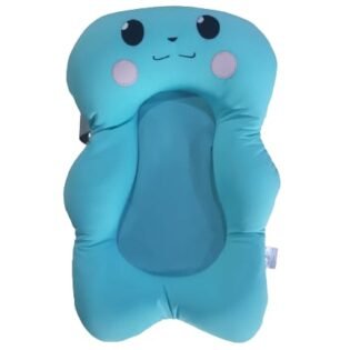 Coussin de bain flottant pour bébé bleu