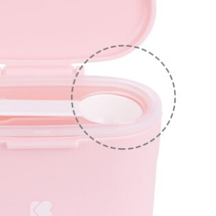 Distributeur de lait en poudre avec cuillère
