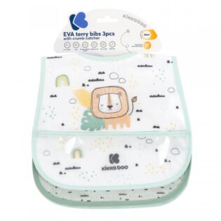 Eva bavoir éponge avec ramasse-miettes 3 Pcs - Kikkaboo