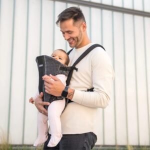 Porte-bébé Gwen Fly Knit Noir - Kikkaboo