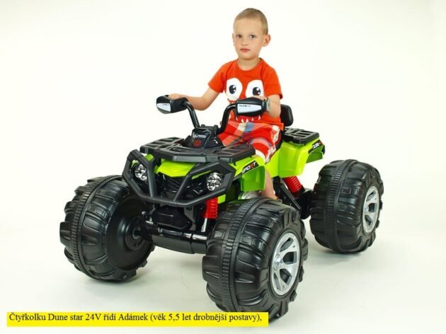 Profil quad électrique 24V pour enfant modèle XXL