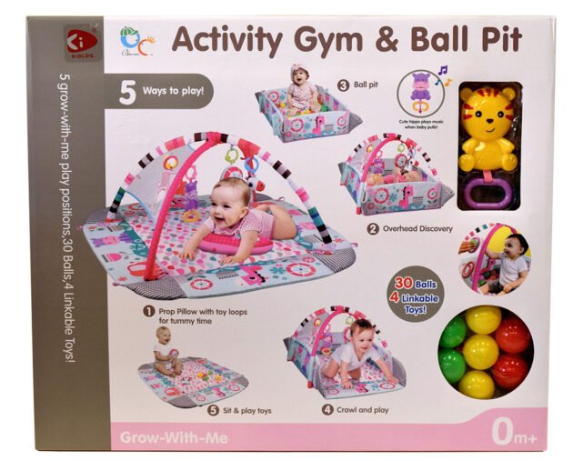 Profil tapis de fitness rabattable 5en1 pour bébé