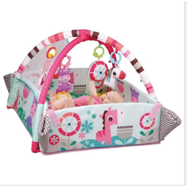 Tapis de fitness rabattable 5en1 pour bébé rose