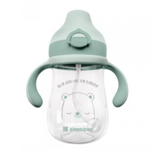 Tritan gobelet avec bec verseur 300ml - Kikkaboo vert