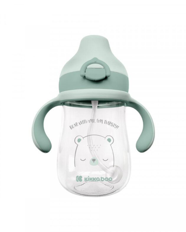 Tritan gobelet avec bec verseur 300ml - Kikkaboo vert