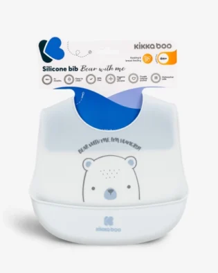 bavoir bear bleu