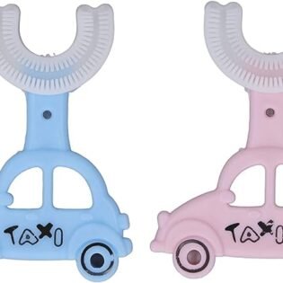 Brosse à dents en silicone en forme de voiture