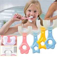 Brosse à dents en silicone en forme de U