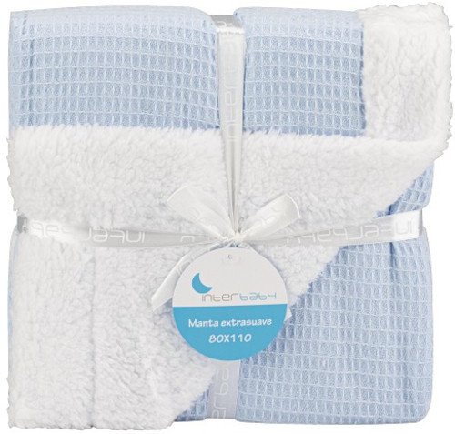 Couverture-en-nid-d’abeille-et-agneau-Interbaby-10 Couverture - Interbaby
