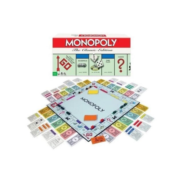 Le célèbre jeu classic des transactions immobilières-Monopoly