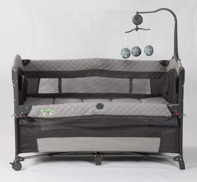 Lit-parc-bébé-cododo-Mini pouce-6 Lit parc bébé cododo – Mini pouce gris