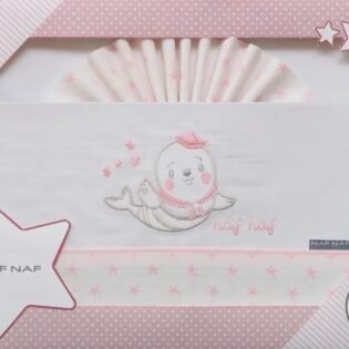 Parure de lit motif sirène - Naf Naf rose