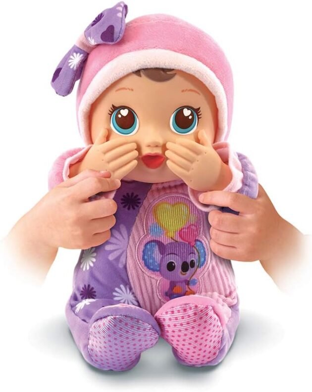 Poupée-little-love-rose-Vtech-3 little love réagit lorsqu'on touche ses yeux